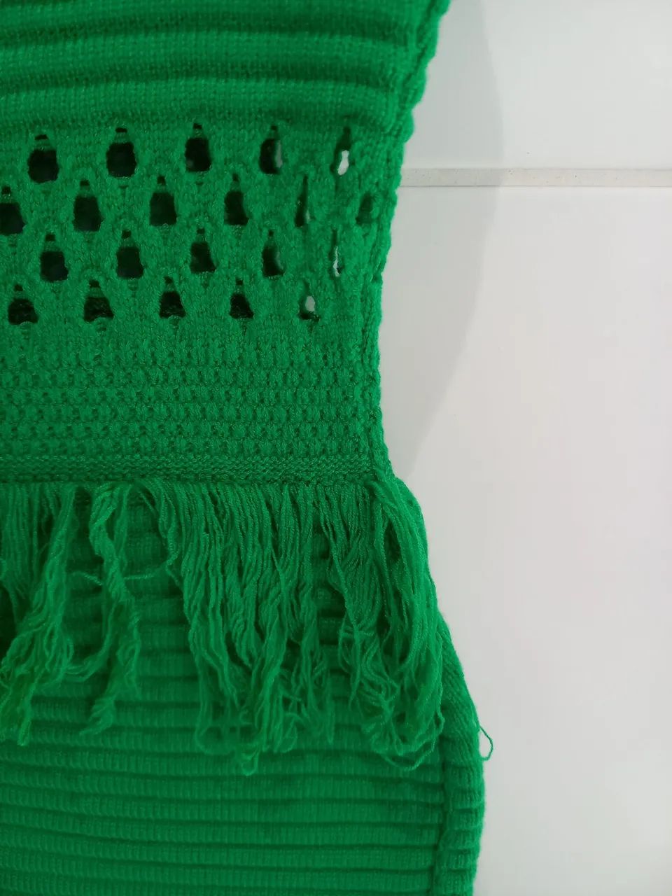 Vestido verde tricô  - Foto 5