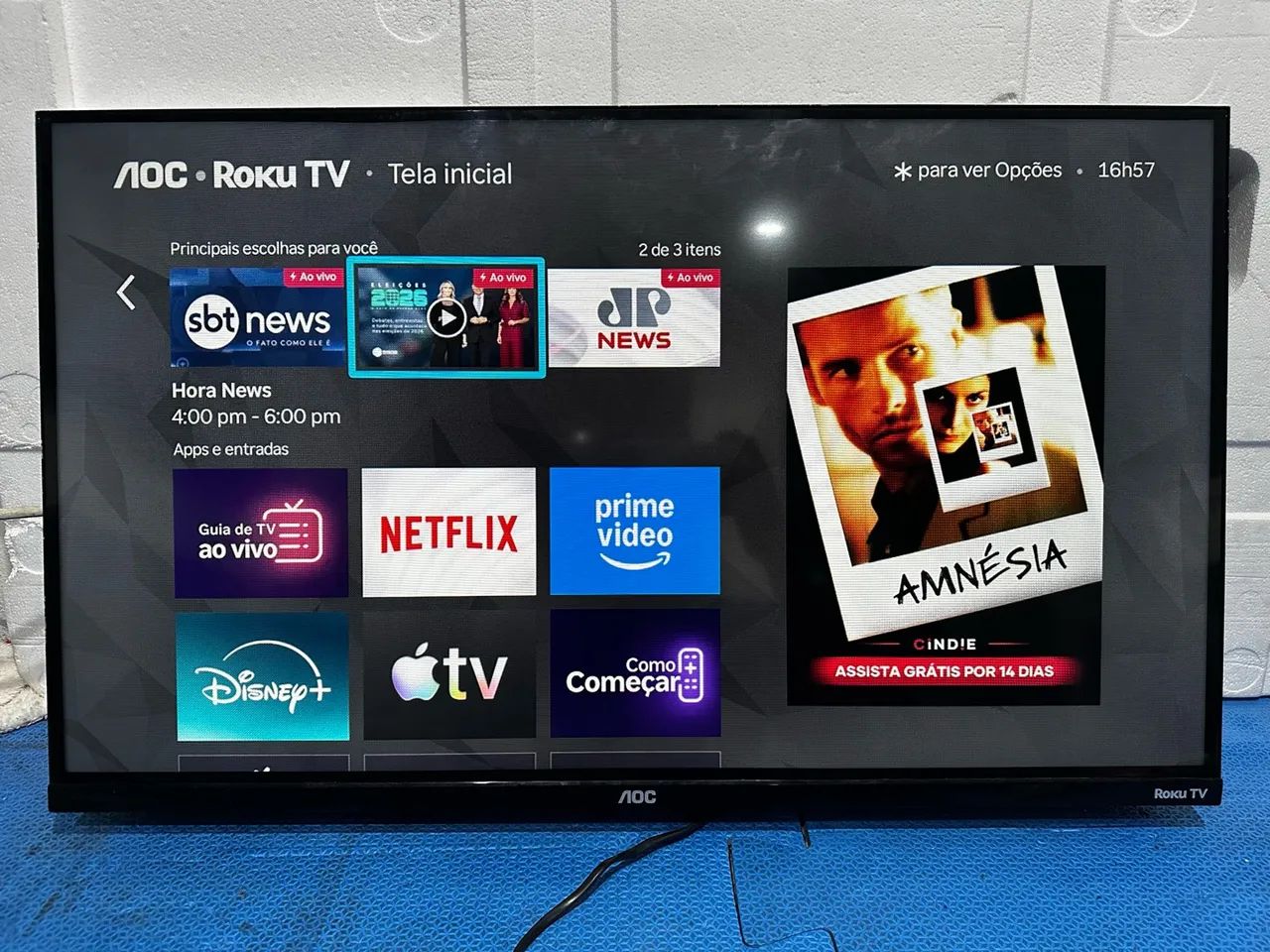 Tv AOC Roku 32 polegadas  - Foto 3