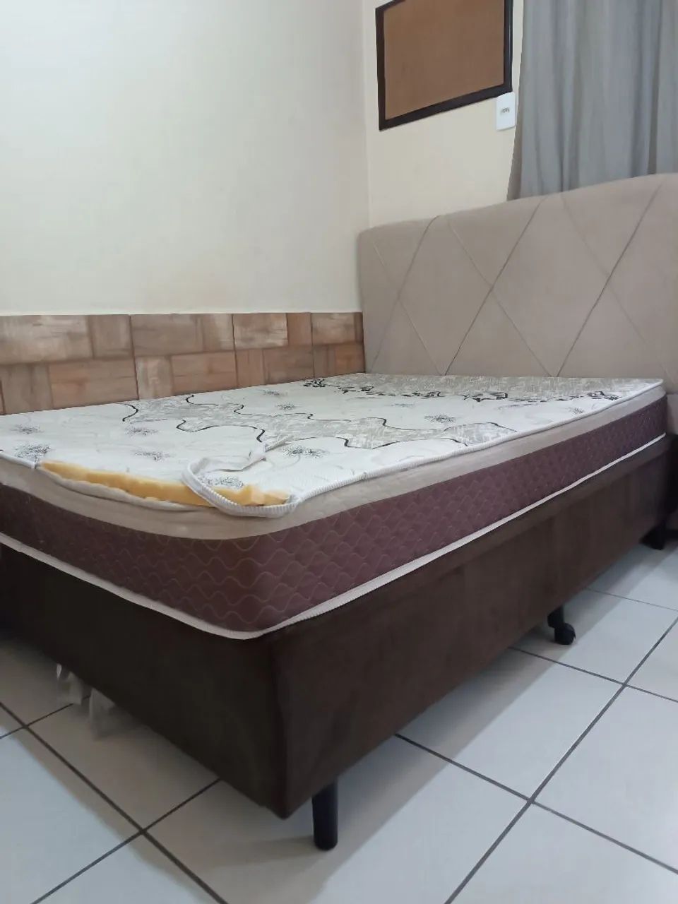 Cama de casal com cabeceira. - Foto 2