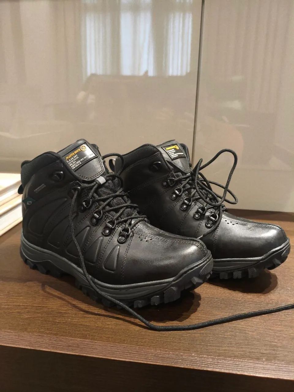 Bota Raider Preta - Bootpillar Confort - Couro legítimo - número 40