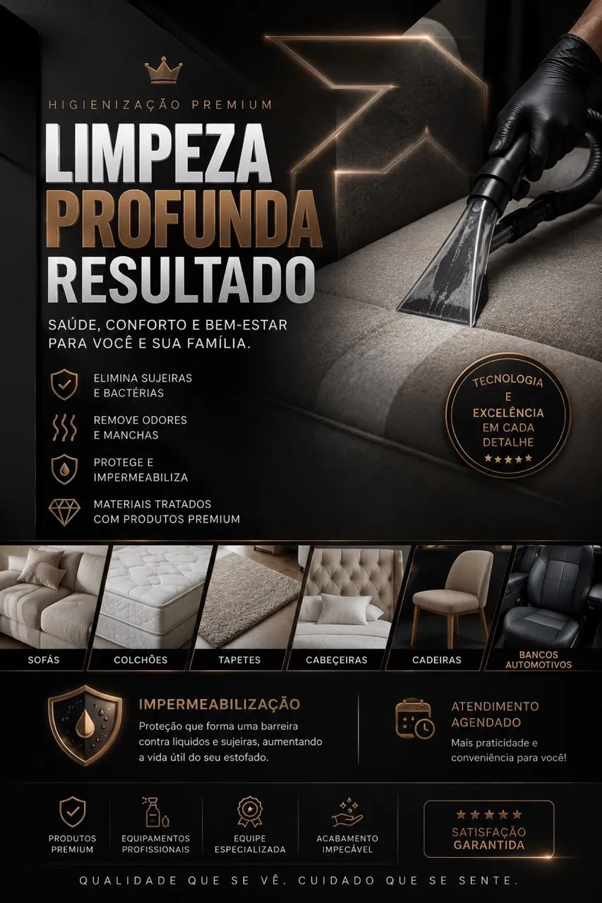 Higienização Profissional de Sofás, Colchões e Estofados
