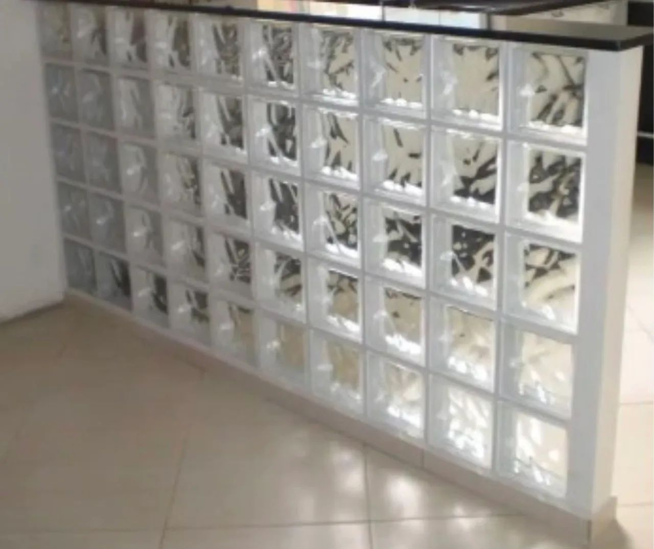 Kit 10 tijolos de vidro 19x19 - Foto 2