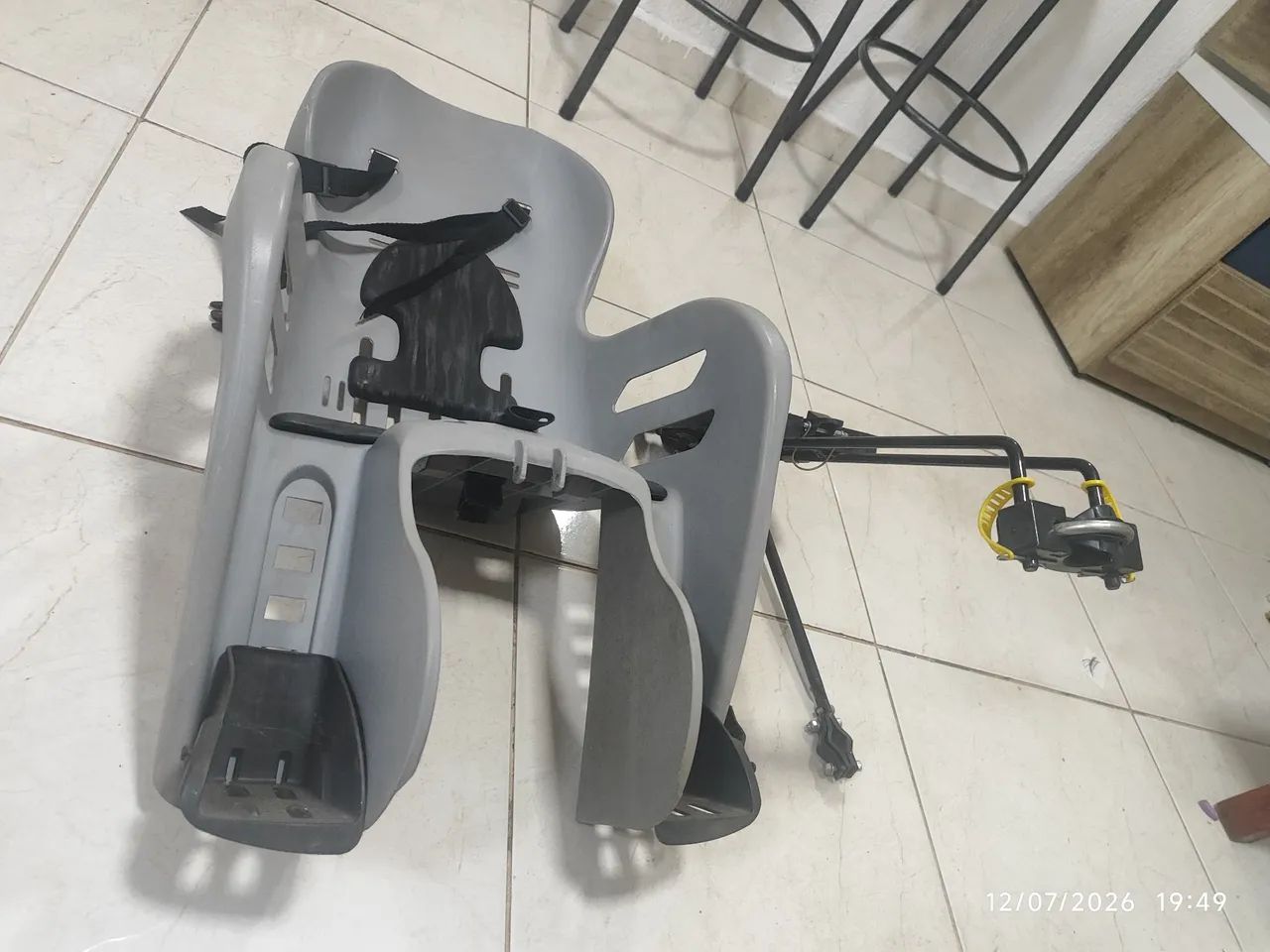 Cadeira Para Bicicleta Kalf Fun Bike Traseira - Foto 2