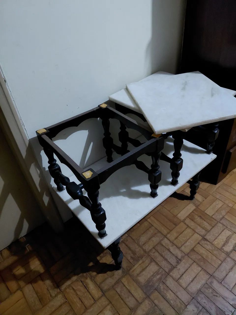 Mesinhas de canto marmore
