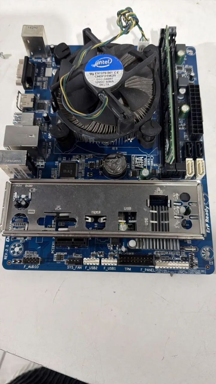 Placa Mãe I3 c/ HDMI COMPLETA e Seminova  - Foto 2