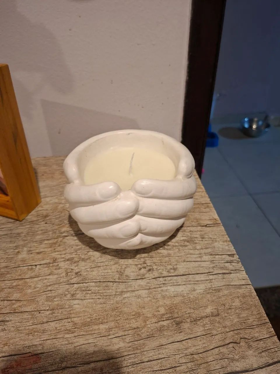 Velas mãos 