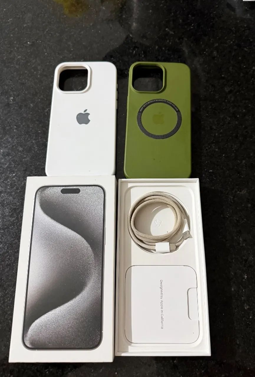 iPhone 15 Pro Max 256Gb Sem detalhes + caixa e cabo  - Foto 4