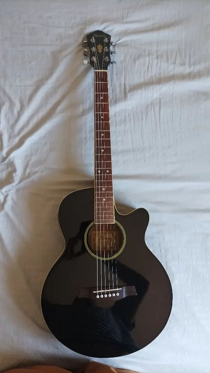 VIOLÃO IBANEZ BLACK/AÇO  - Foto 4