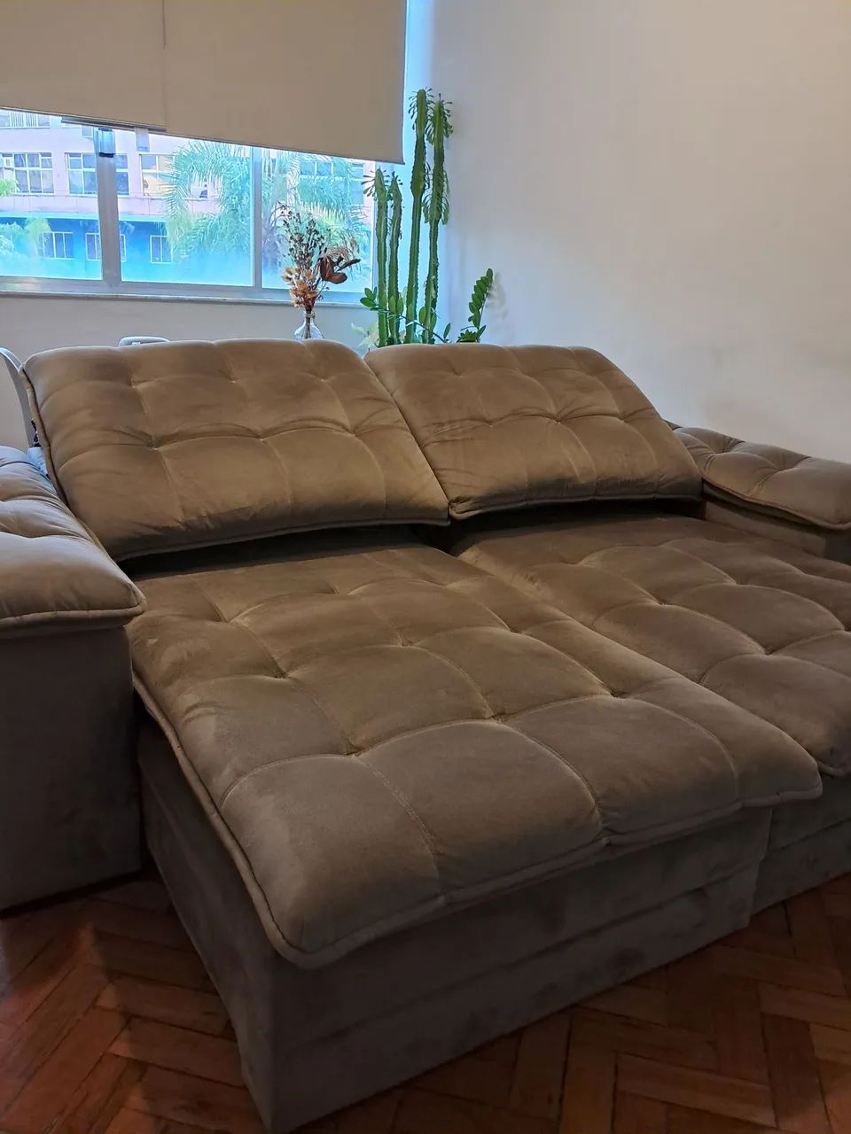 Sofá reclinável - Sofá Cama - Foto 2