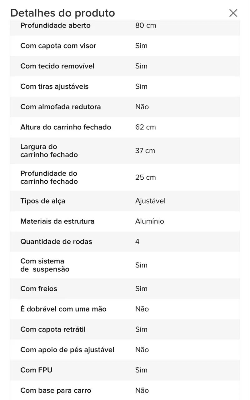 Carrinho Silver Cross Jet Original - Foto 4