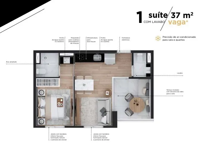 PLANTA 37m²