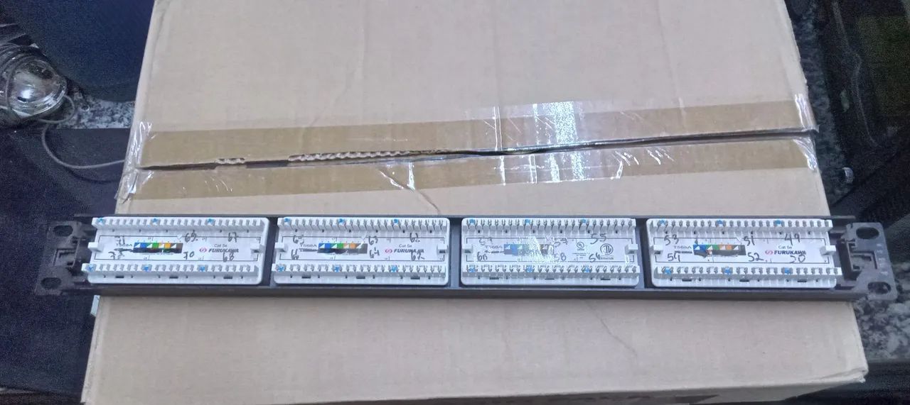 PATCH PANEL 24 PORTAS CAT5E FURUKAUWA - Foto 2