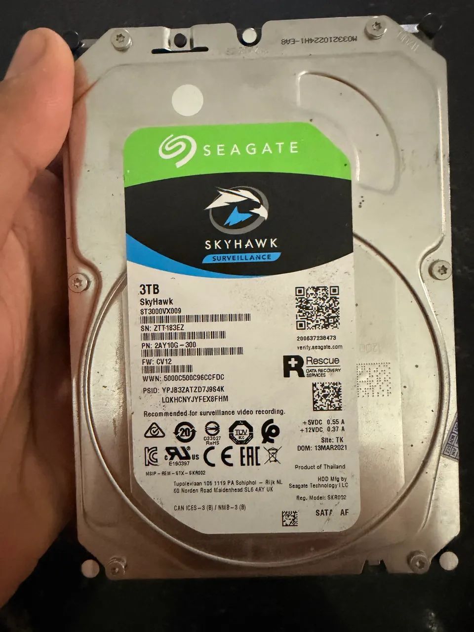 HD 2, 3, 4 e 8 TB
