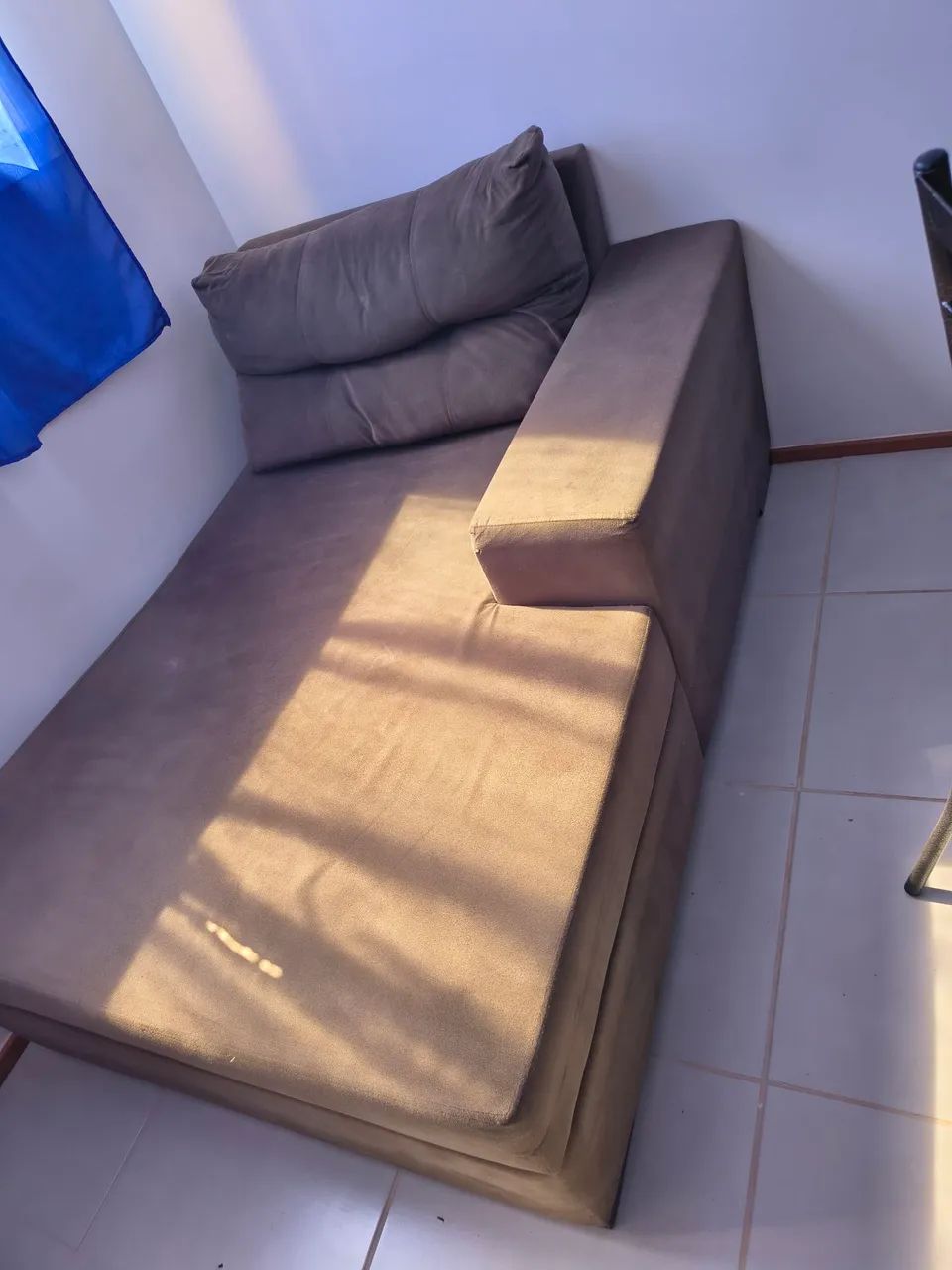 Chaise marron chocolate 1.10x1.65. - Foto 4