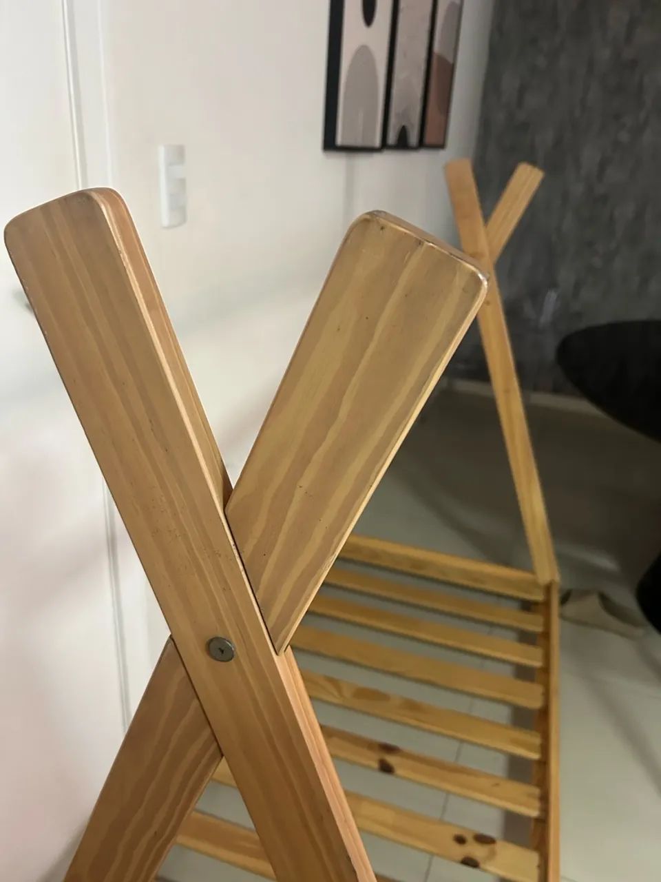 Cama infantil de madeira estilo Montessoriana - Foto 4