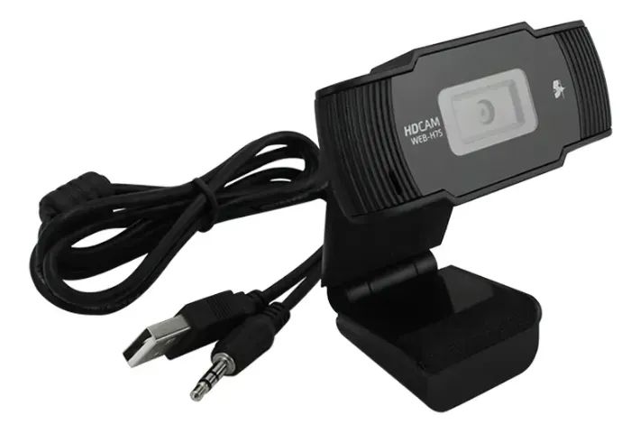 Webcam ChipSCE HD 720P 30FPS Microfone Integrado USB 2.0 WEB-H75