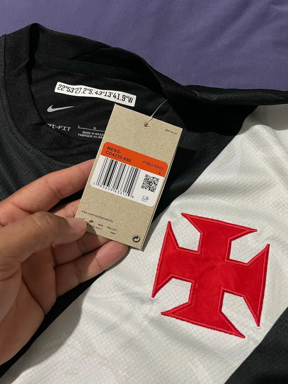 Camisa do Vasco da Gama preta  - Foto 3