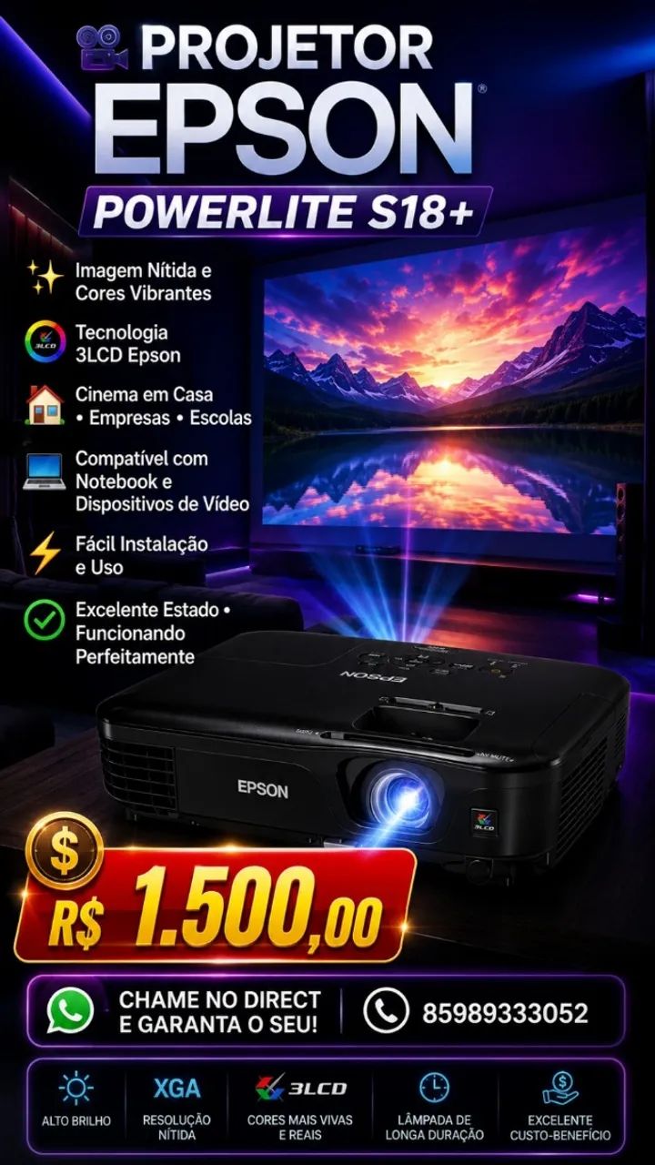 Projetor Epson H552A