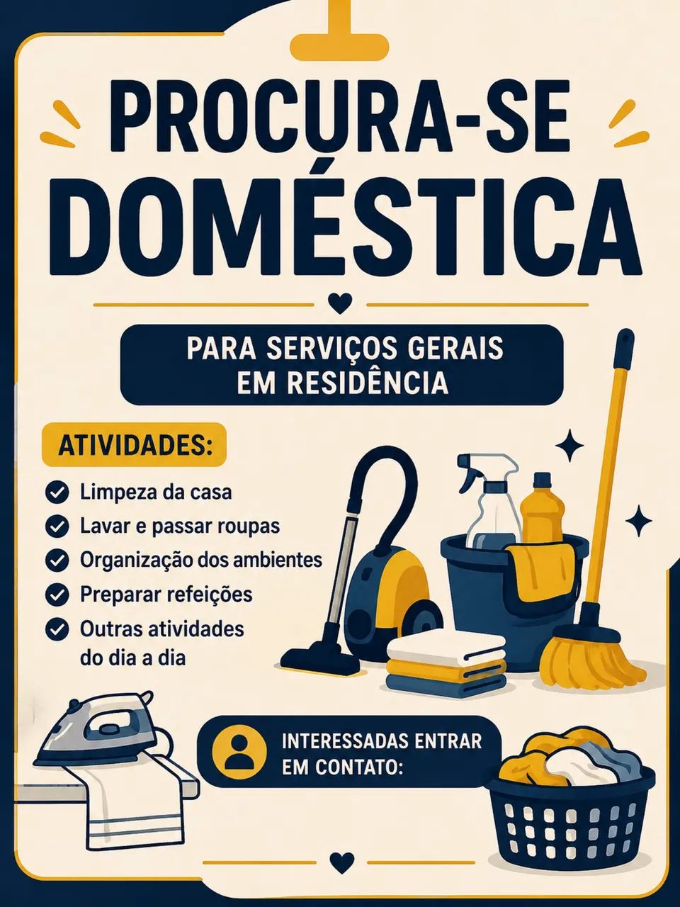 Serviços domésticos 