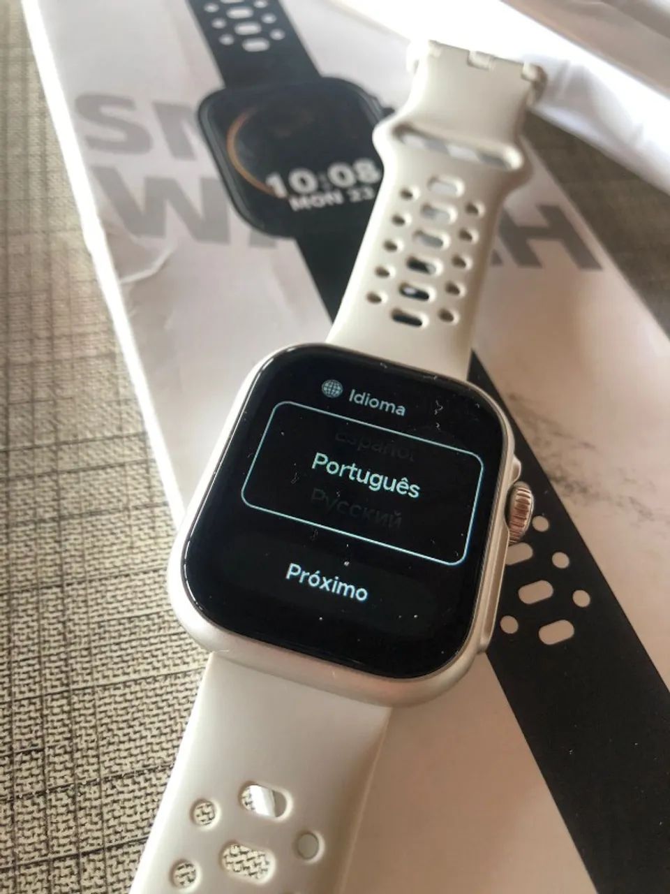 Relógio Smartwatch Bettdow - Fb041 - Cinza Claro  - Foto 2