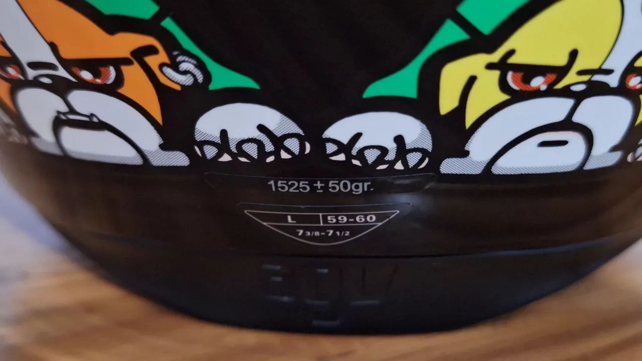Capacete Agv K3 Sv Turtle N° 59/60 - Foto 5