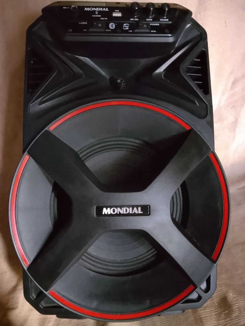 Caixa de Som Mondial Bluetooth TWS com USB e Entrada para Microfone - Foto 4