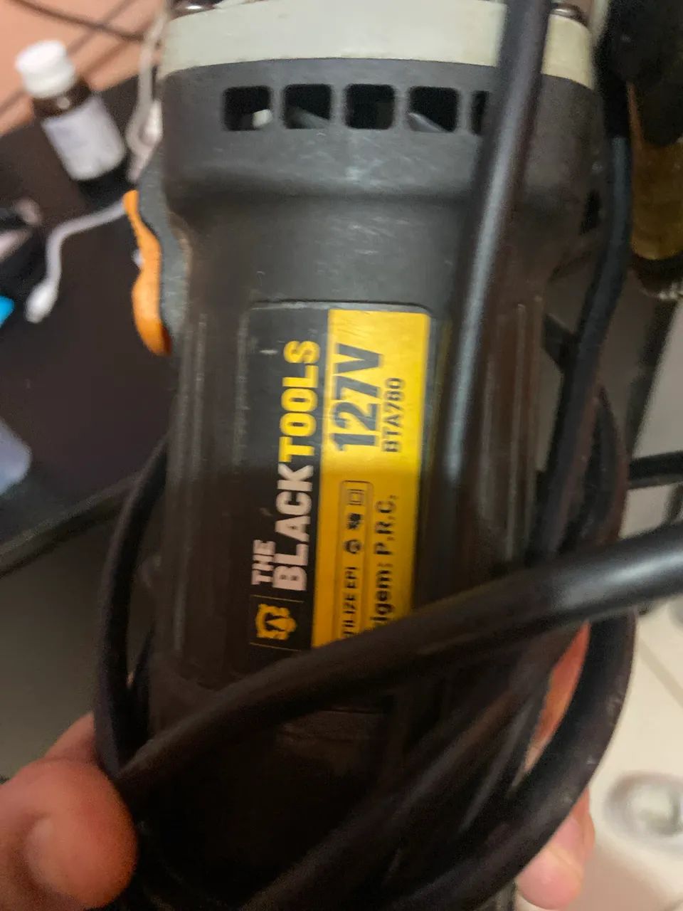 Esmerilhadeira Angular Profissional The Black Tools 4.1/2 Pol 115mm 780w 