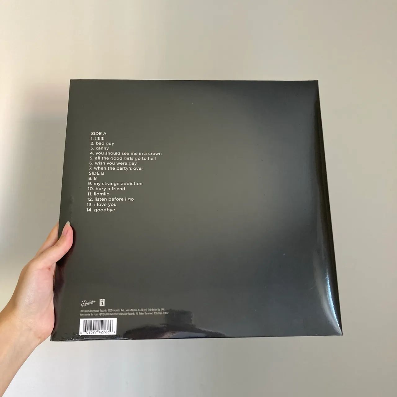 Vinil Billie Eilish - WHEN WE ALL FALL ASLEEP, WHERE DO WE GO? (Lacrado) - Foto 2