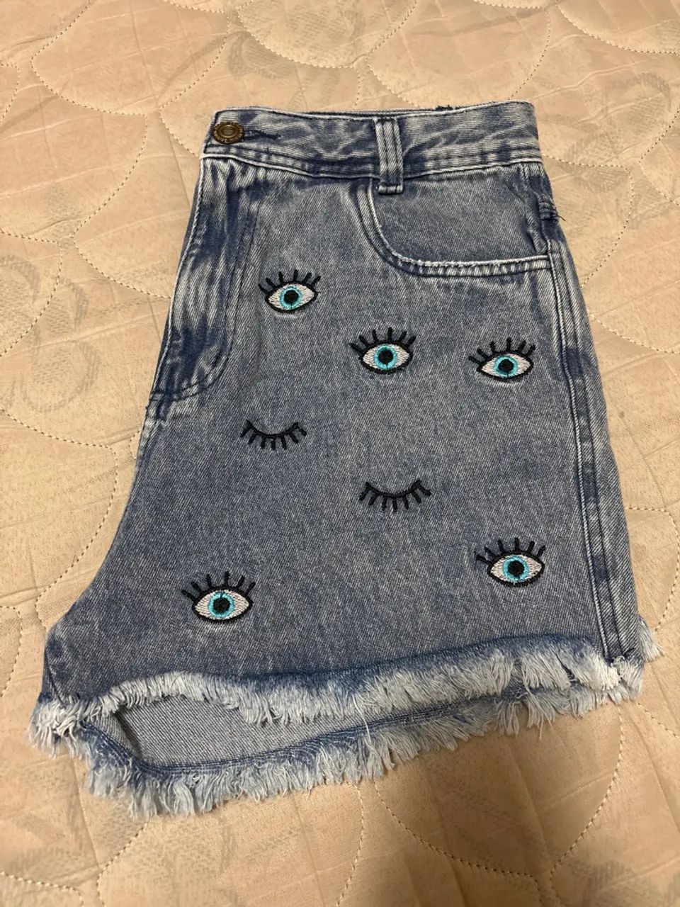 SHORT JEANS Olho Grego N42 (NOVO) - Foto 2
