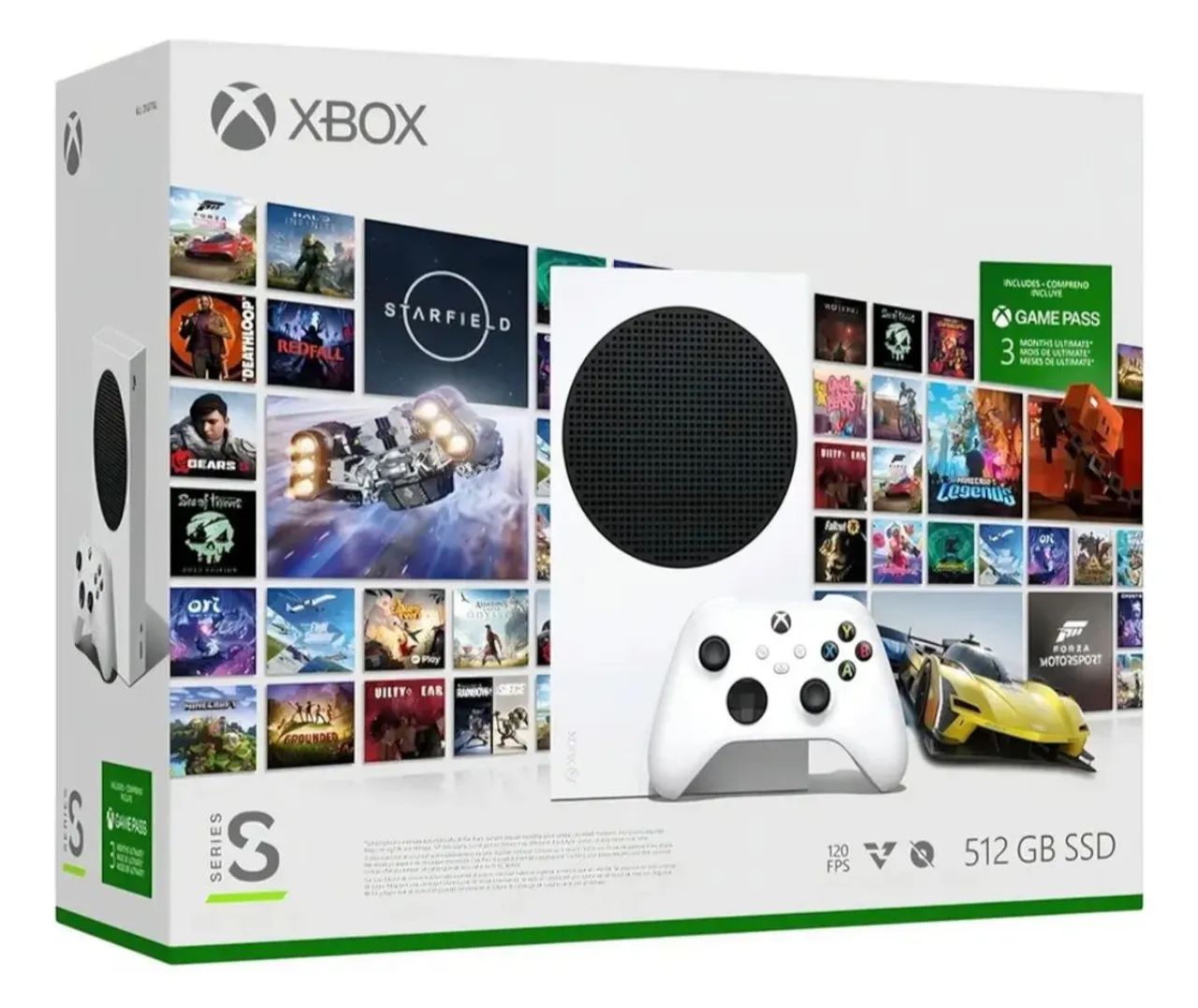 Xbox Series S 512GB Kit Extra Controller Cor Branco