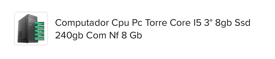 VENDE-SE GABINETE COMPUTADOR  - Foto 2