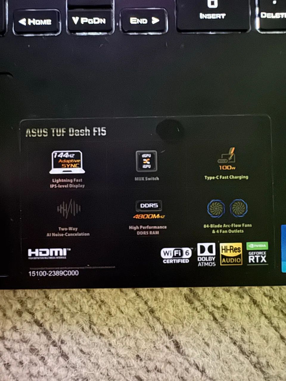 ASUS TUF Dash F15  - Foto 3