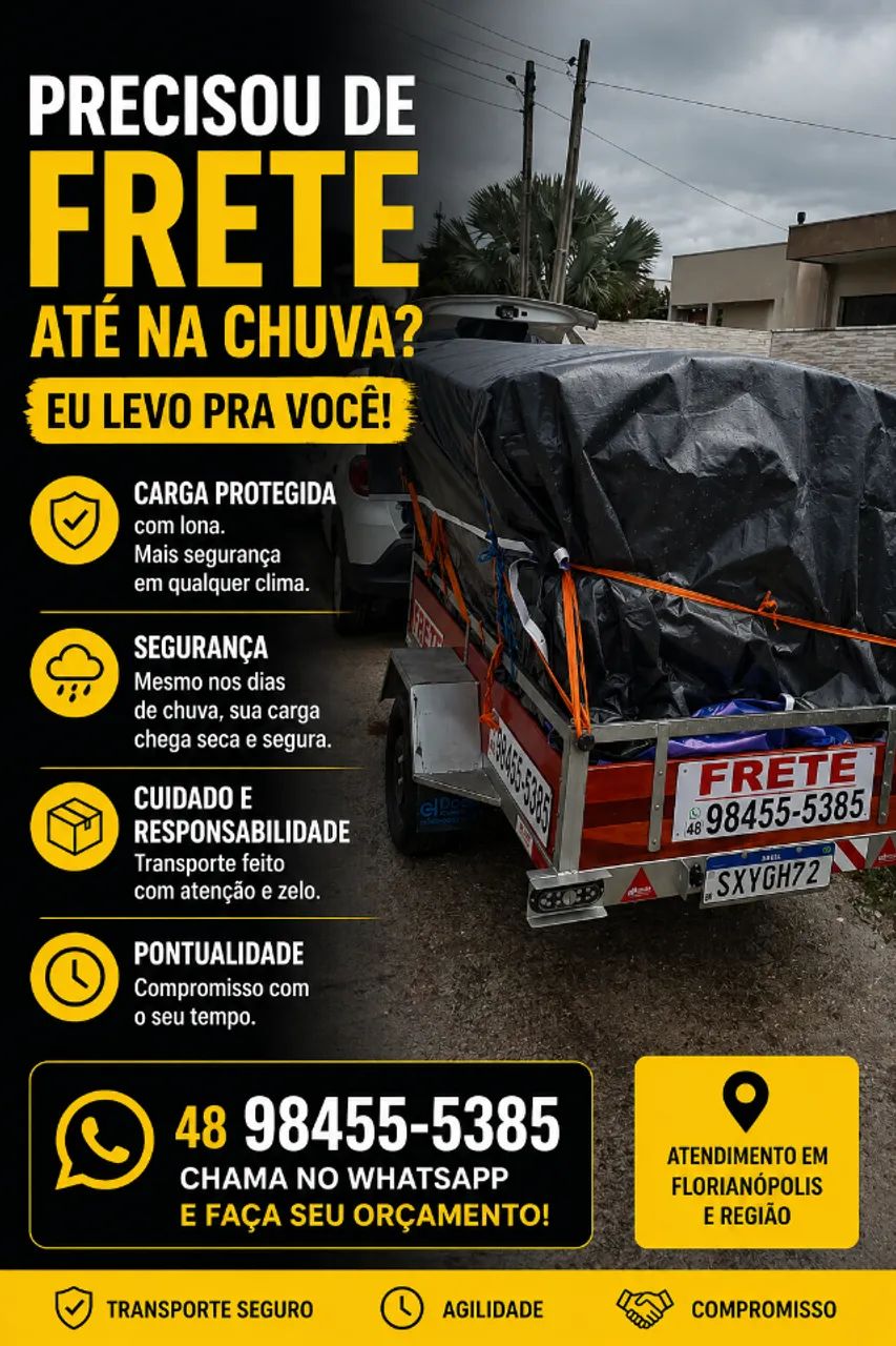Frete Rápido, seguro em Florianópolis  - Foto 3