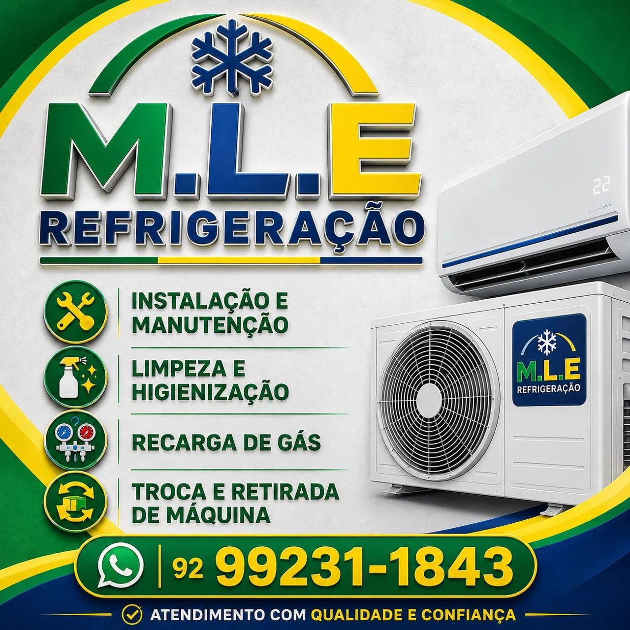 Limpeza de ar condicionado split 