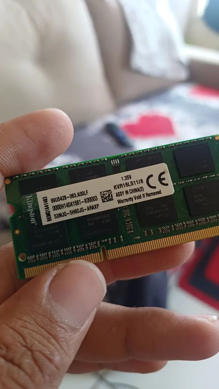 Memória ram para notebook da Kingston 8ram de cada - Foto 2