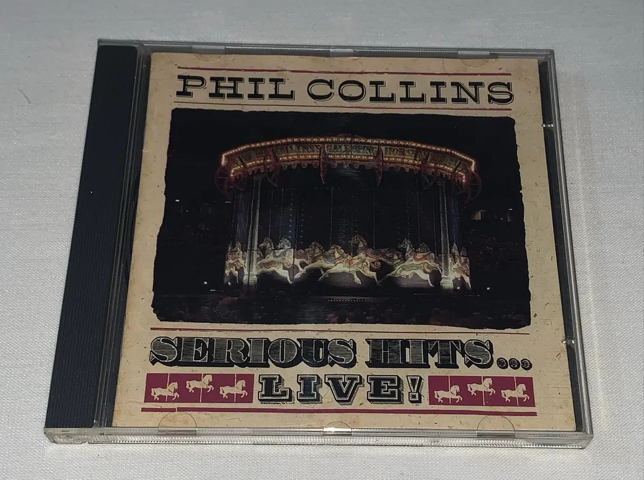 cd phil collins serious hits live impecável 