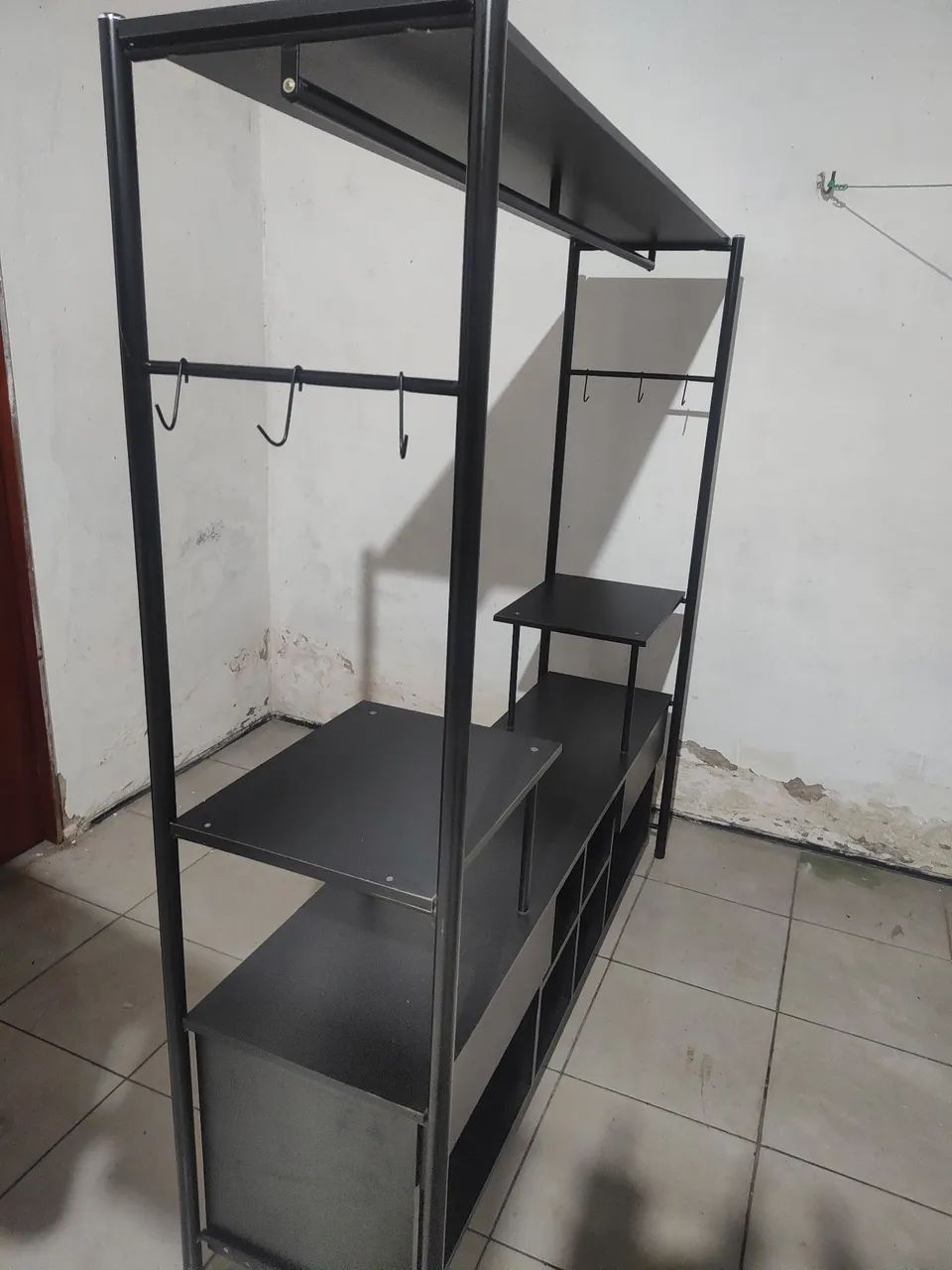 Guarda-roupa Closet Preto - Foto 4