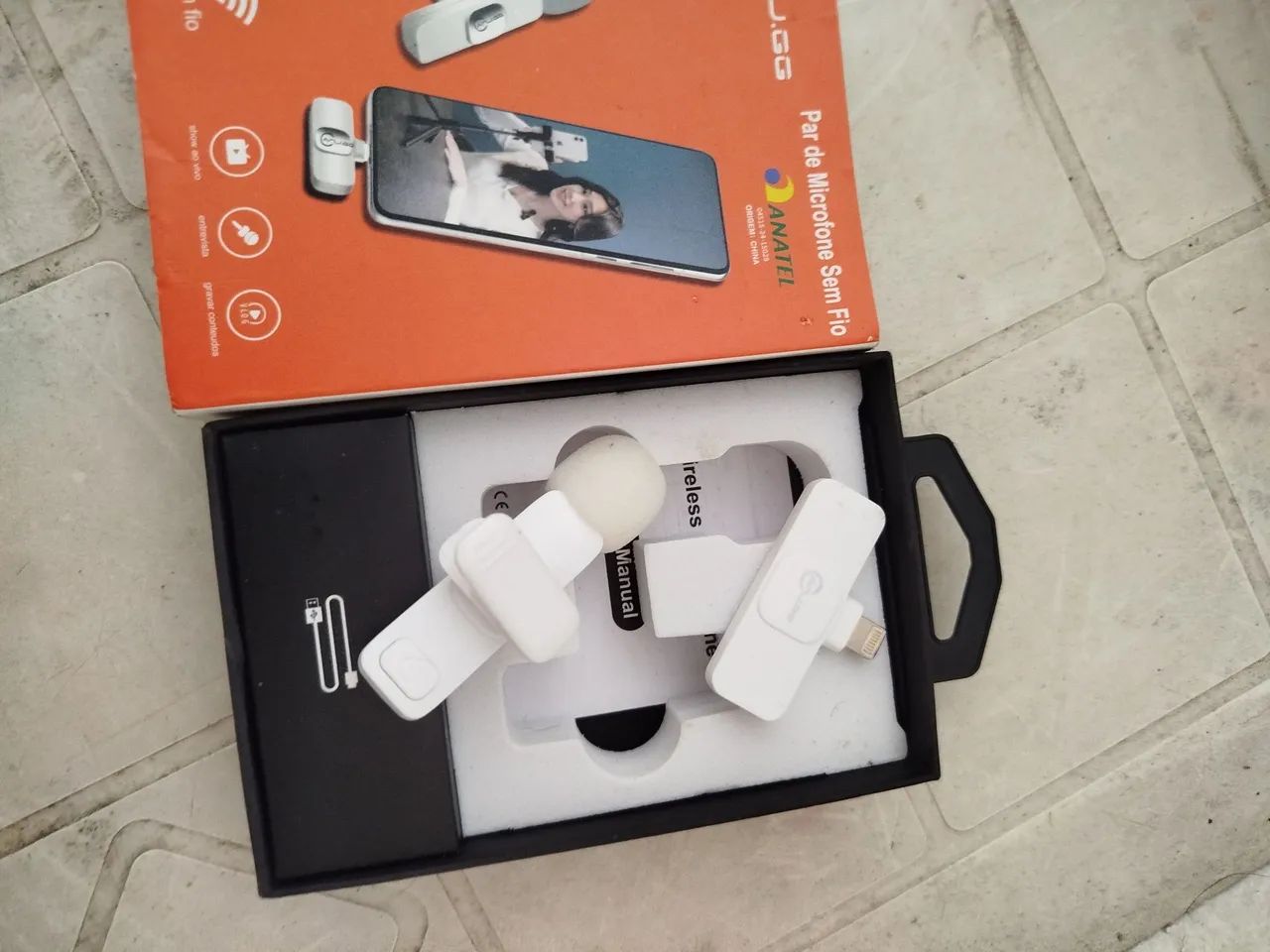 Microfone lapela para ifone  - Foto 2