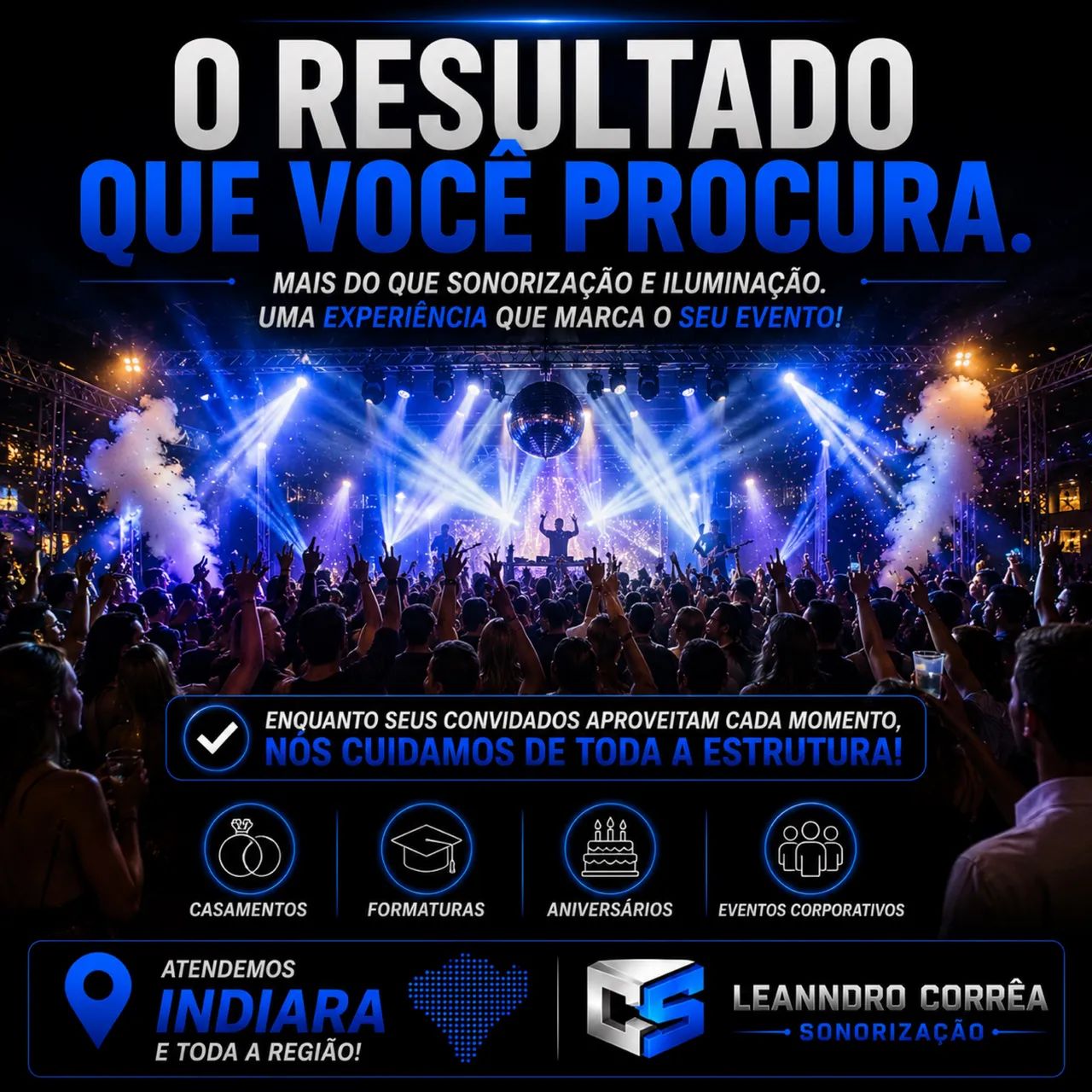Som e iluminação profissional para eventos  - Foto 4