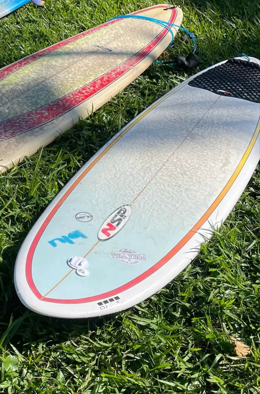 Prancha 7.8 + capa + leash 