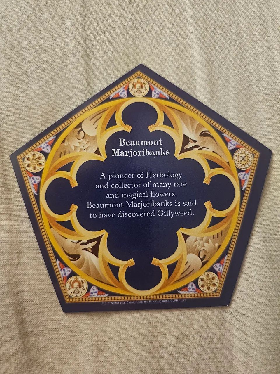 Card Sapo de Chocolate Beaumont Marjoribanks (Harry Potter) - Foto 2