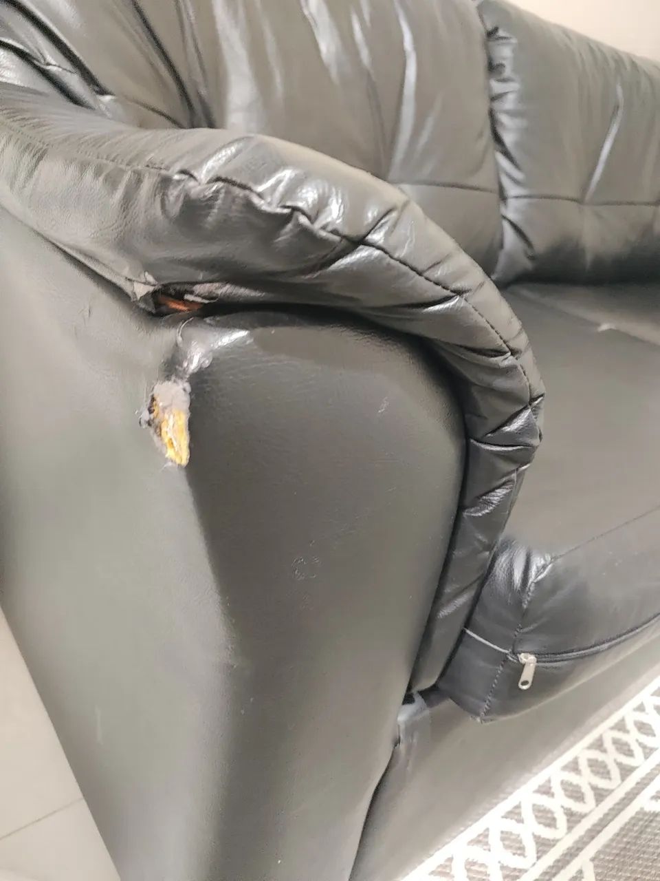Sofa cama em couro  - Foto 5
