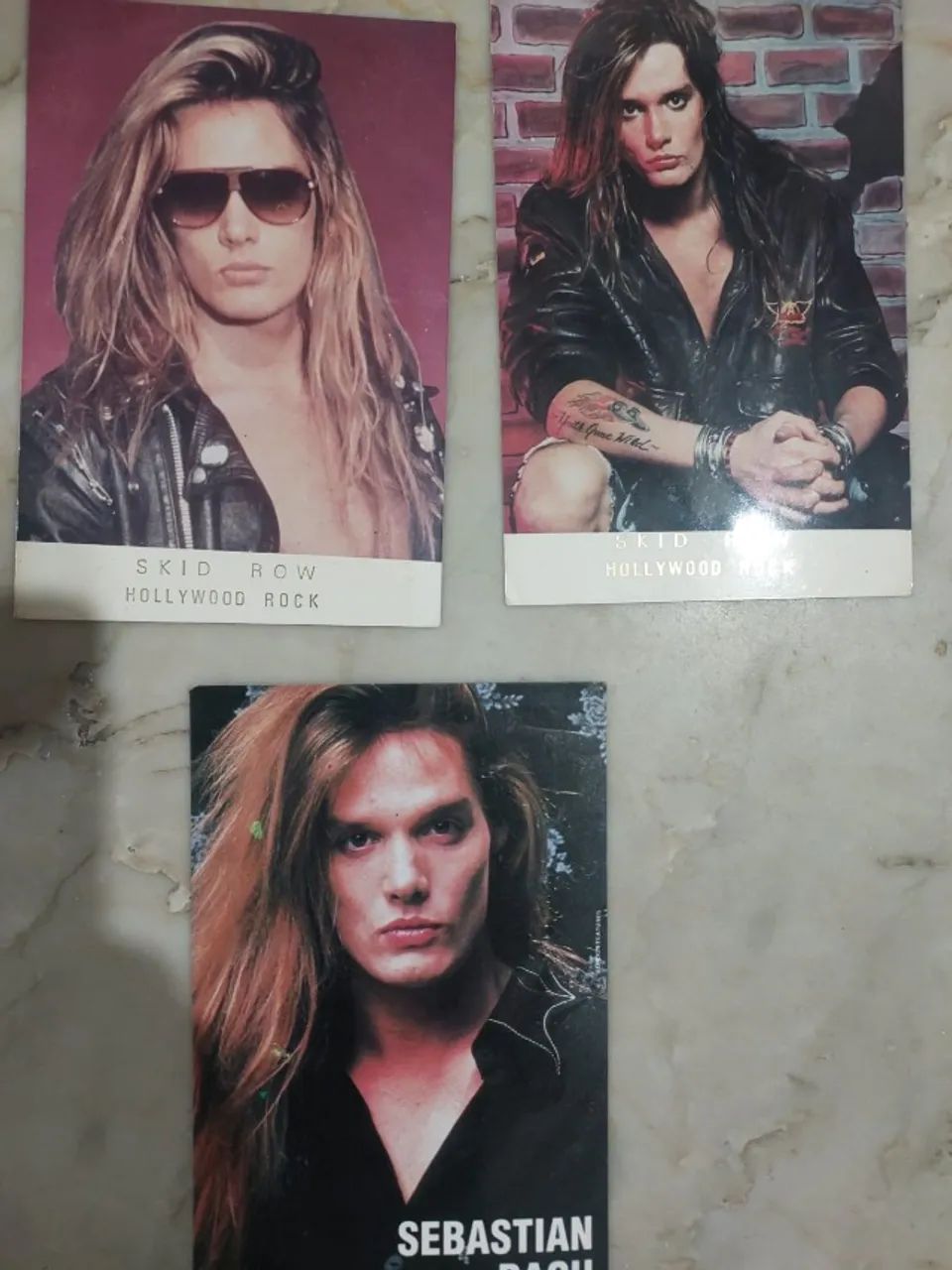 Raro cartão rock  Sebastian Bach  - Foto 3