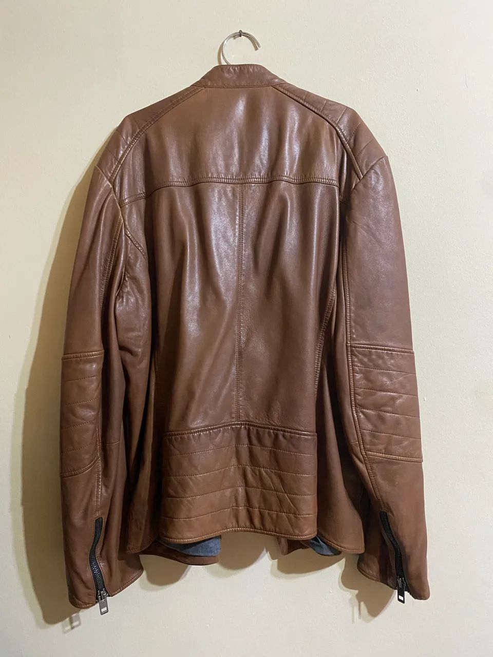 Jaqueta de couro Hugo Boss