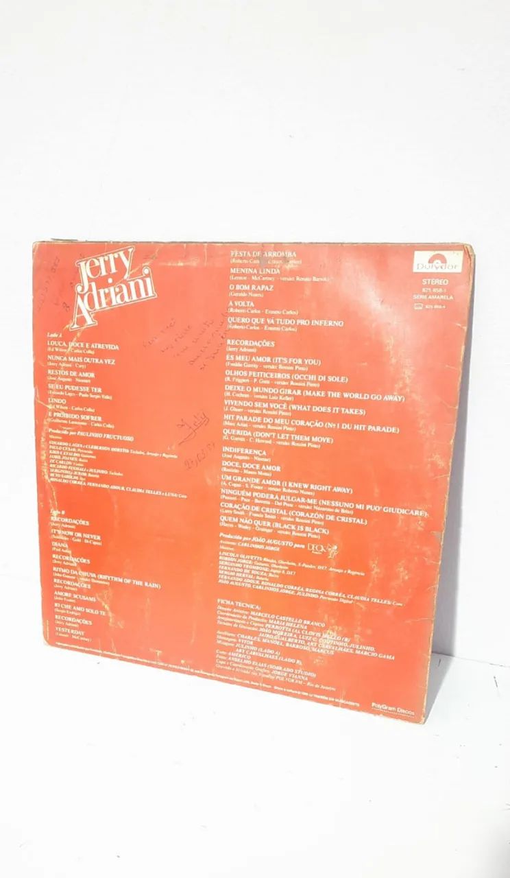 LP Vinil Jerry Adriani Tempos Felizes Original Polydor - Foto 2