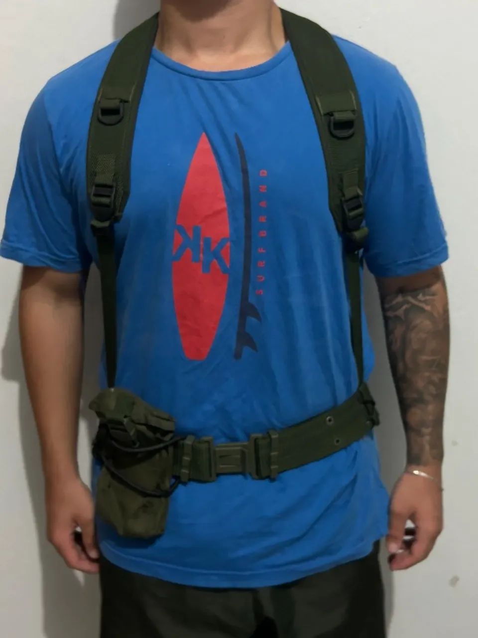 Cinto suspensorio + porta carregador