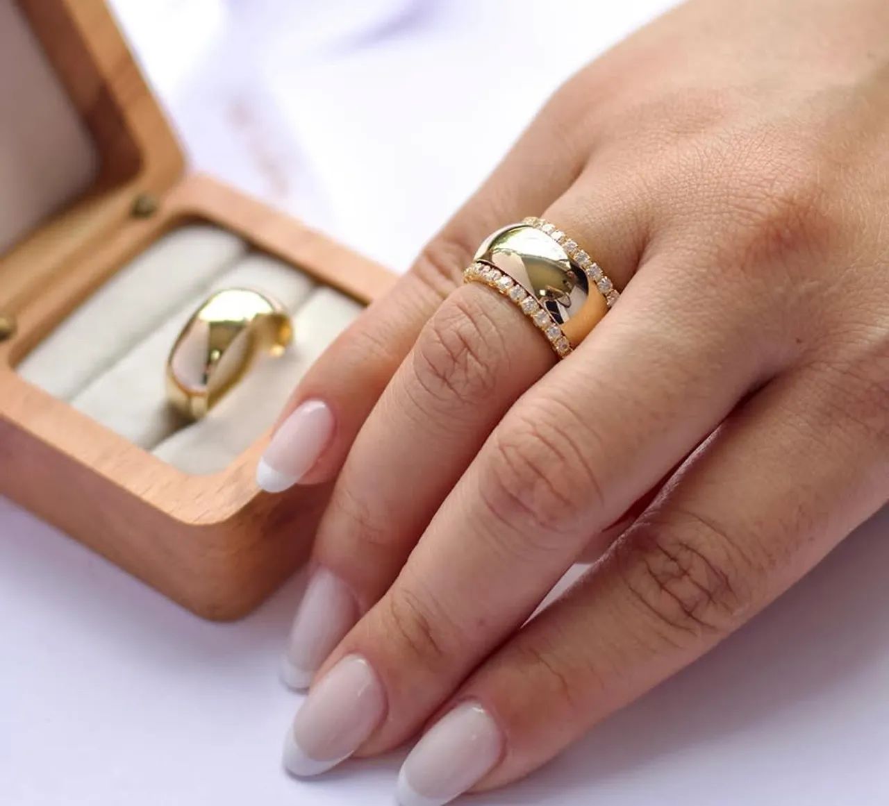 ALIANÇAS FEITAS EM MOEDAS PROMOÇÃO  - Foto 4