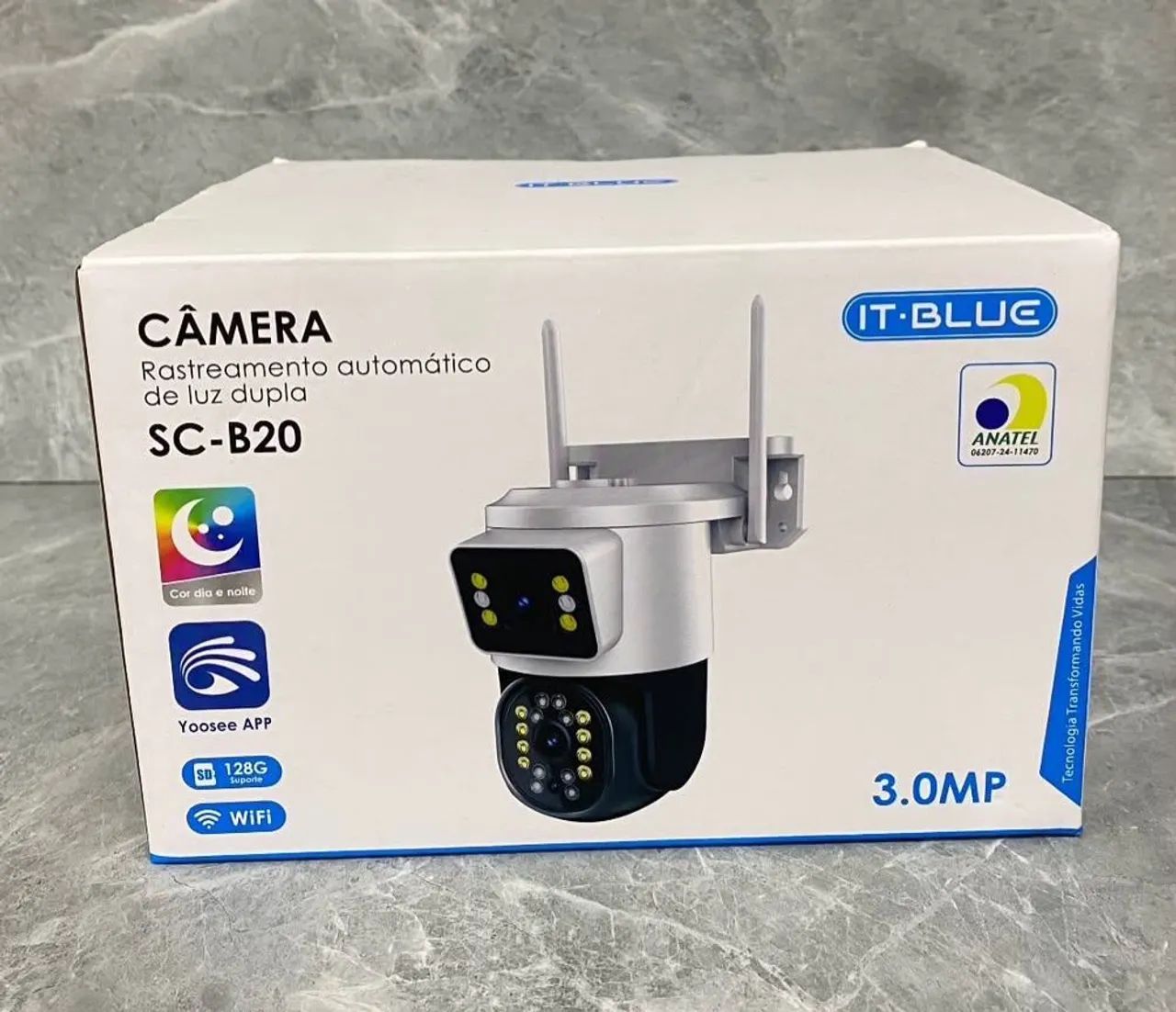 Câmera IP wi-fi externa rastreamento automático 