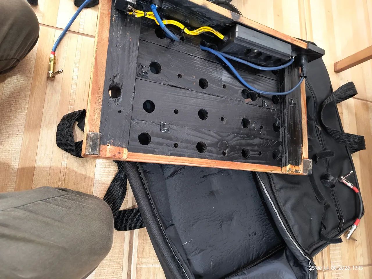 Pedal Board caseiro com bag e elétrica. - Foto 3