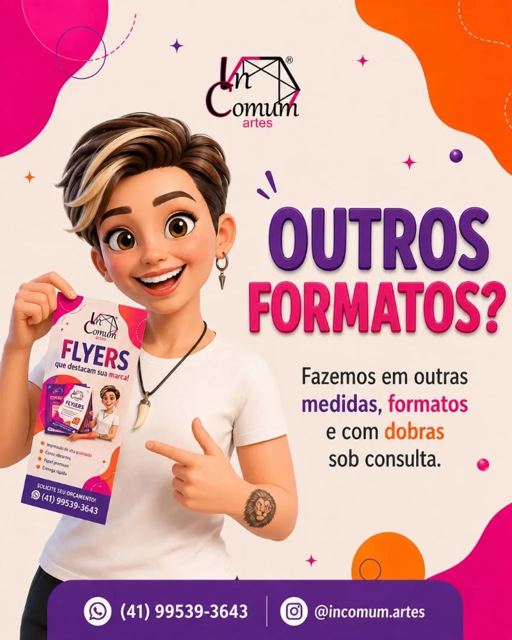 Flyers Personalizados 10x14cm - Impressão de Alta Qualidade - Foto 4